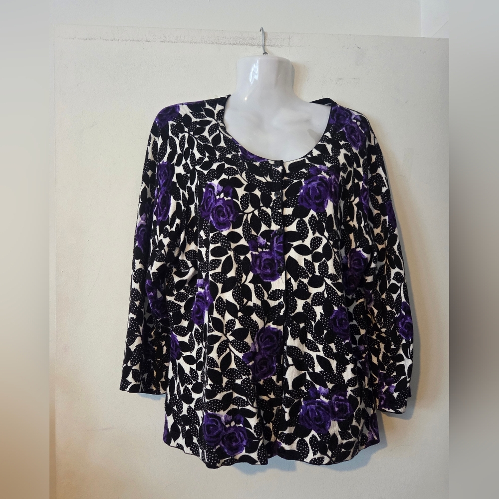 Precis Striking Floral Cardigan